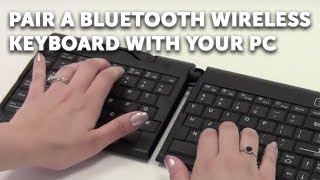 How to connect a Bluetooth Keyboard to PC [upl. by Deva]