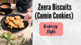 Zeera Biscuit using Attaa  Jeera Biscuit Recipe  Whole Wheat Cumin Cookies [upl. by Ennairb749]