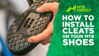 How to install cleats on your MTB shoes [upl. by York]