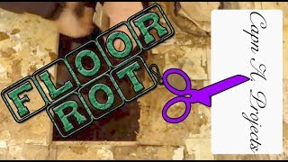 Repair ROTTED BATHROOM FLOOR under TOILET Bathroom REMODEL Part 3 [upl. by Ahserkal299]