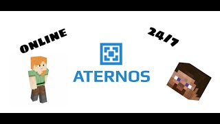 HOW TO DO ATERNOS SERVER ONLINE FOR 247 [upl. by Sterling]