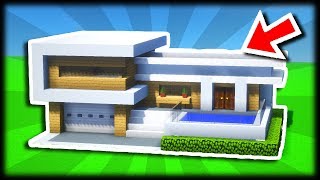 COMMENT CONSTRUIRE UNE MAISON MODERNE  🏠🏠 Tuto Build Minecraft [upl. by Nancey36]