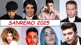 SANREMO 2025  Ecco i cantanti in gara [upl. by Sully922]