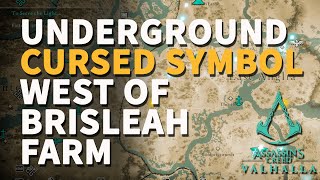 Brisleah Farm Cursed Symbol Underground in East Anglia Assassins Creed Valhalla [upl. by Jennifer938]