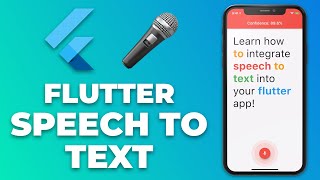 Flutter Speech to Text App Tutorial  Voice Recognition [upl. by Zendah]