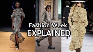 What Is Fashion Week  EXPLAINED [upl. by Ormsby936]