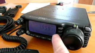 Yaesu FT100D with DSP [upl. by Anaek342]