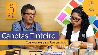 Como Usar Caneta Tinteiro com Conversor ou Cartucho de Tinta [upl. by Wheaton28]