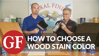 6 Steps To Choosing Wood Stain Colors  General Finishes [upl. by Duleba]