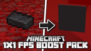 1x1 TEXTURE PACK MCPE amp JAVA • Is this the best FPS BOOST PACK [upl. by Netsirk]