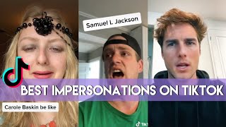 BEST IMPERSONATIONS amp IMPRESSIONS ON TIKTOK COMPILATION [upl. by Sousa]