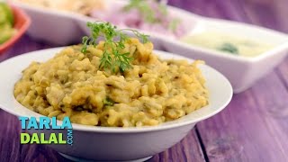 Spicy Green Moong Dal Khichdi by Tarla Dalal [upl. by Sikram]