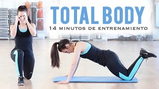 TOTAL BODY TONIFICA TU CUERPO  Ideal para principiantes 14 minutos [upl. by Farrand914]