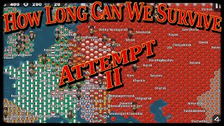 How Long Can We Survive Attempt II1 Nuclear War Mod World Conqueror 4 [upl. by Rennane981]