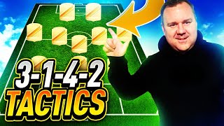 EAFC 24  THE BEST 3142 CUSTOM TACTICS  PLAYER INSTRUCTIONS [upl. by Reniti]