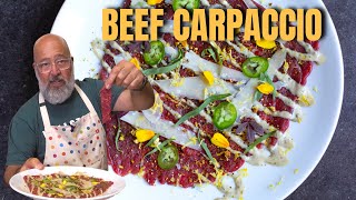 Delicious Beef Carpaccio [upl. by Nosmirc]