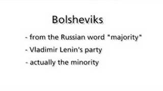 What were the Bolsheviks and the Mensheviks [upl. by Hume576]