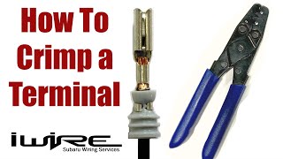 How to Crimp a Terminal [upl. by Gweneth]