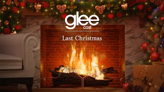 Glee Cast  Last Christmas Fireplace Video  Christmas Songs [upl. by Amarillas]