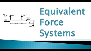 81 How To Find Equivalent Force Systems Part I [upl. by Arraeic781]