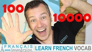 FRENCH NUMBERS 10010000 Les Nombres  Learn French Vocabulary [upl. by Stew]