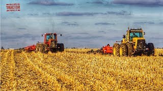 MASSEY FERGUSON 4wd Tractor Tillage Team [upl. by Dnomhcir]