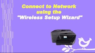 HP Officejet Pro 8720  8730  6960  6975 Printer  Connect to Network using Wireless Setup Wizard [upl. by Bettine]