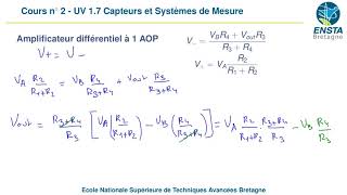 Amplificateur Différentiel à un Amplificateur Opérationnel [upl. by Alrep]