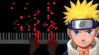 Naruto OST  The Raising Fighting Spirit Piano Version [upl. by Pelag]