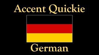 Accent Quickie  German [upl. by Htedirem]