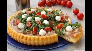 CROSTATA MORBIDA SALATA ricetta facile e veloce [upl. by Keithley609]