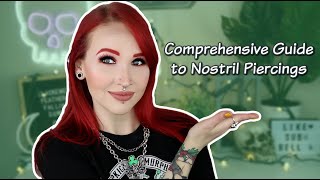 Comprehensive Guide to Nostril Piercings [upl. by Lilac865]