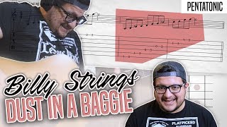 How To Play Billy Strings Dust In A Baggie  Advanced Bluegrass Guitar Lesson [upl. by Ycniuqal]