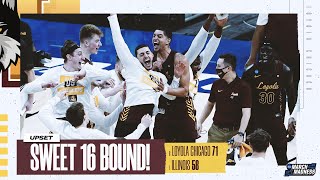 Loyola Chicago vs Illinois  Second Round NCAA tournament extended highlights [upl. by Ketty]