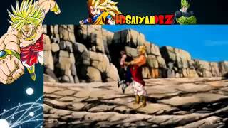 Gohan SSJ2 Vs Broly LSSJ Audio Latino Pelea Completa [upl. by Eiuqnom]