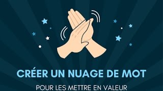 Créer un nuage de mot [upl. by Nyl]