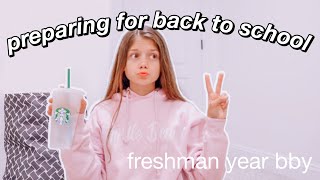 preparing for back to school 2020 FRESHMAN YEAR [upl. by Leveridge]