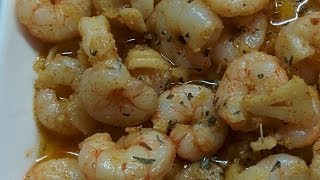 Gambas al ajillo [upl. by Ainotna35]