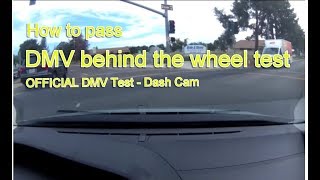 Actual DMV Behind the Wheel Test – NO STRESS  Pass the first time [upl. by Phila]