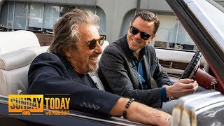 Watch Willie’s Full Interview With Al Pacino Driving Around In A Cadillac  TODAY [upl. by Sherburn409]