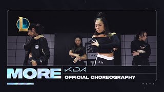 KDA  MORE Dance  Official Choreography Video  League of Legends [upl. by Valdas]