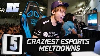 5 Craziest Meltdowns in eSports History  LoL eSports [upl. by Leopoldeen]