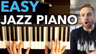 Easy Jazz Piano  I bet you 1000000 you can play it [upl. by Recha]