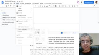 Número de páginas no Google Docs sem mostrar nas primeiras páginas [upl. by Merrily491]