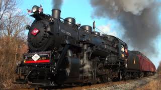 Central Railroad of New Jersey 113 Steam Train [upl. by Irina750]