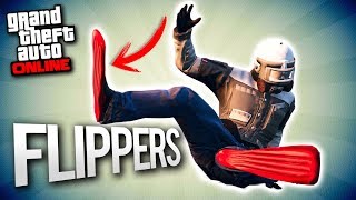 How To Wear SCUBA Flippers Out Of The Water amp With Street Clothes  GTA Online 142  Modded Outfit [upl. by Hemphill]