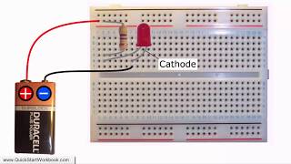 How to Build a Simple LED Circuit  Electronics for Absolute Beginners [upl. by Airun358]