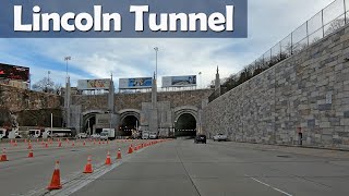 Driving thru Lincoln Tunnel to New York City Eastbound [upl. by Alletneuq126]