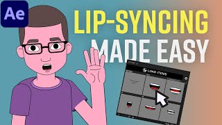 Insanely Easy LipSync Animation in After Effects [upl. by Llednik]