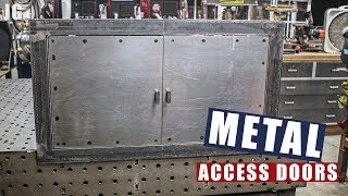 Metal Access Door Build  JIMBOS GARAGE [upl. by Aerised]